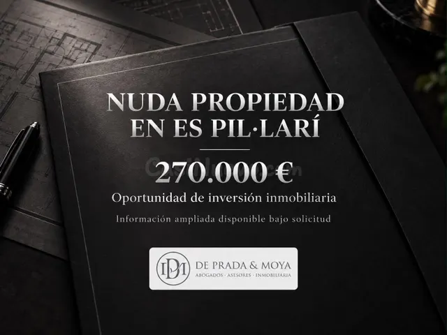 En venta nuda propiedad en Es Pil.larí