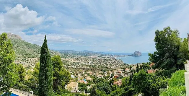 Moderna villa de lujo en construcción en Calpe con impresionantes vistas — 12