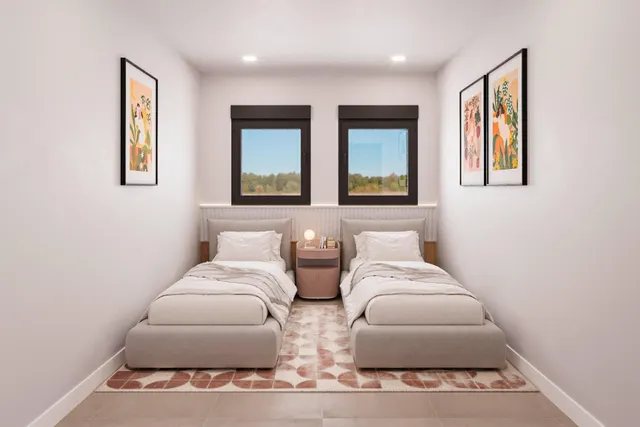 Villa semiadosada 3 dormitorios con piscina privada en Fuente Álamo, Murcia — 6