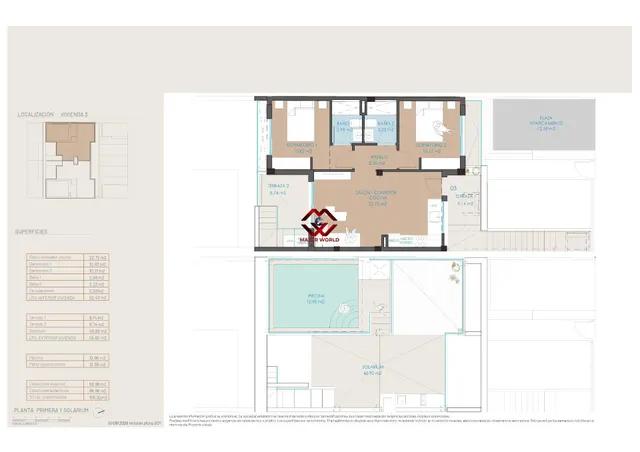 Bungalows de nueva construcción exclusivos con piscina privada en San Pedro del Pinatar — 9