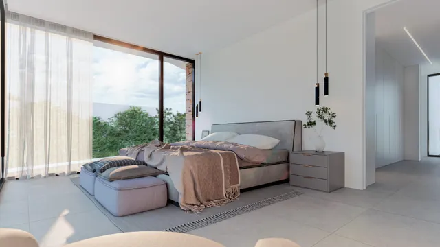 Promoción de obra nueva de dos viviendas unifamiliares en Torre en Conill con vistas al golf — 5