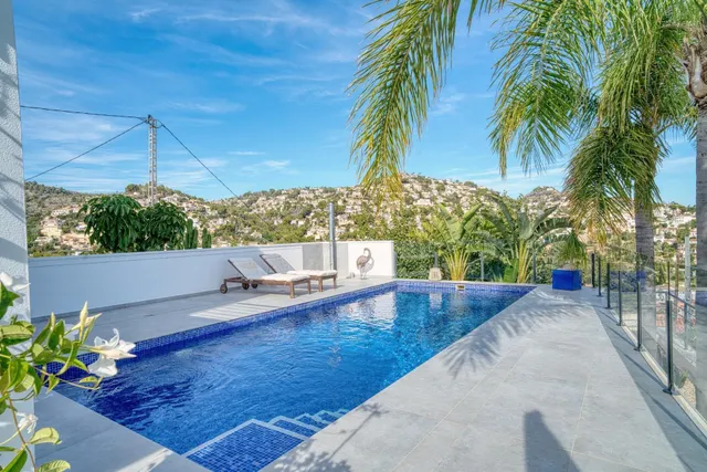 Villa moderna con vistas al mar en Benissa Costa — 16