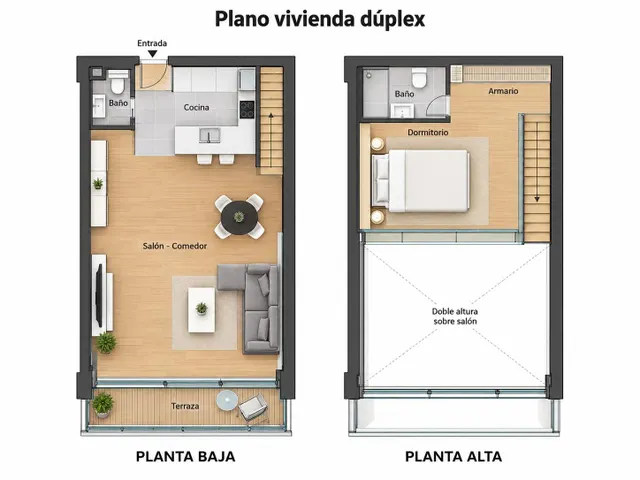 Luminoso dúplex con dos terrazas, piscina y garaje incluido — 19