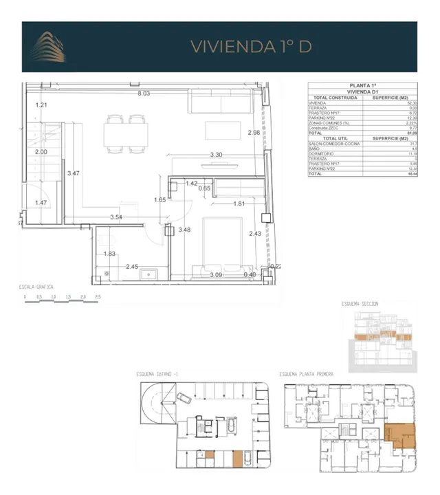 Apartamento 1 habitación 81m² en venta - Las Flores — 21