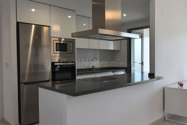 ESTUPENDO APARTAMENTO DE OBRA NUEVA 2 DORMITORIOS 2 BAÑOS  CON PISCINA EN ORIHUELA COSTA , ALICANTE — 3