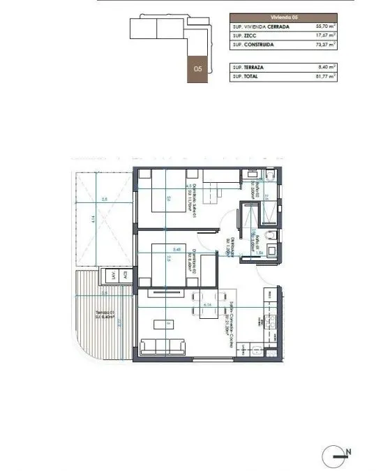 Apartamento 2 habitaciones 73m² en venta - CENTRO — 13