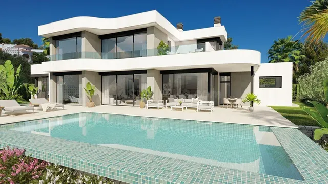 Villa Moderna de cuatro dormitorios con vistas al mar en Mor - foto 4