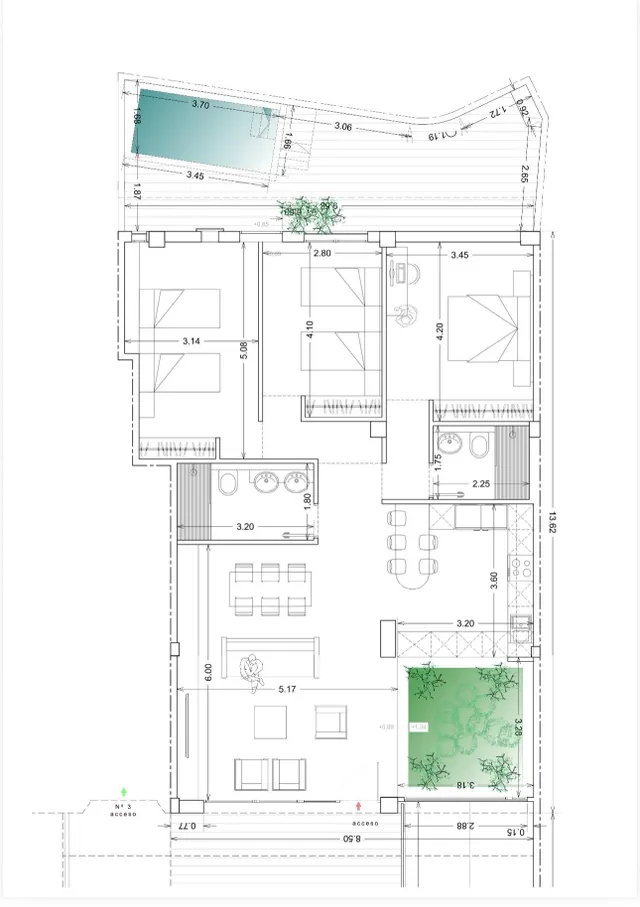Local con proyecto de cambio de uso a vivienda con terraza y patio privado en Sant Agustí — 19