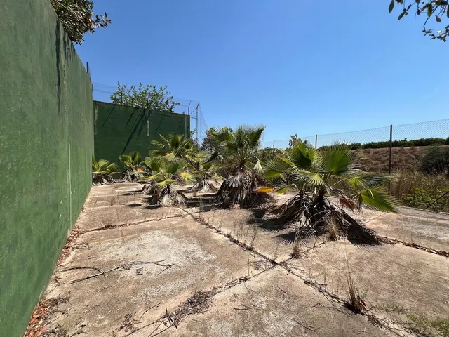 Terreno urbano en Torrent con edificación y frontenis. — 35