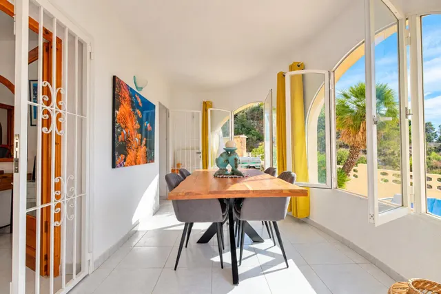 Villa con piscina, orientación sur y vistas al mar y montaña en Calpe — 7