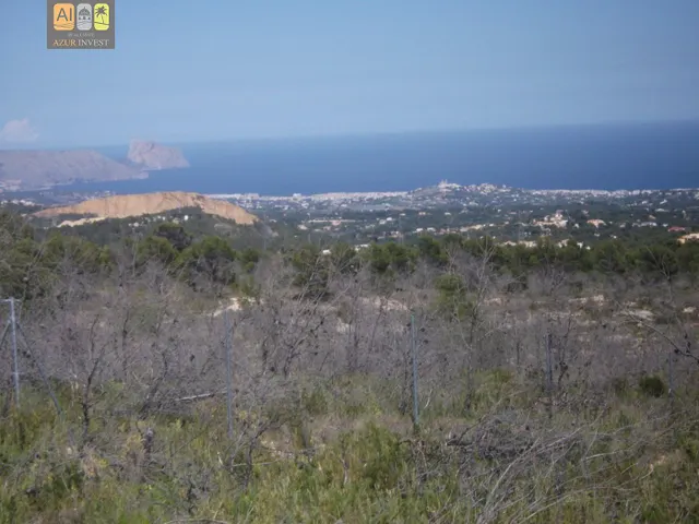 Parcela de 10.000m2 con increibles vistas al mar. Situada en la falda de Ponoig — 2