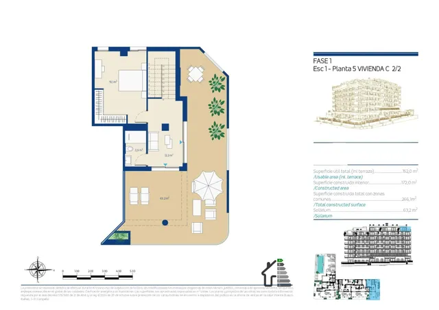 Ático 4 habitaciones 280m² en venta - Centro — 21