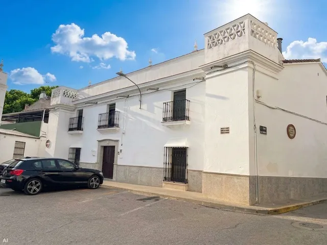 Imponente edificio histórico de 810 m2 con gran patio en casco histórico de Arroyo de San Serván — 4