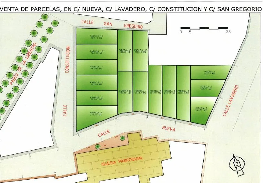 PARCELAS URBANAS EN EL CENTRO DE FUENSANTA