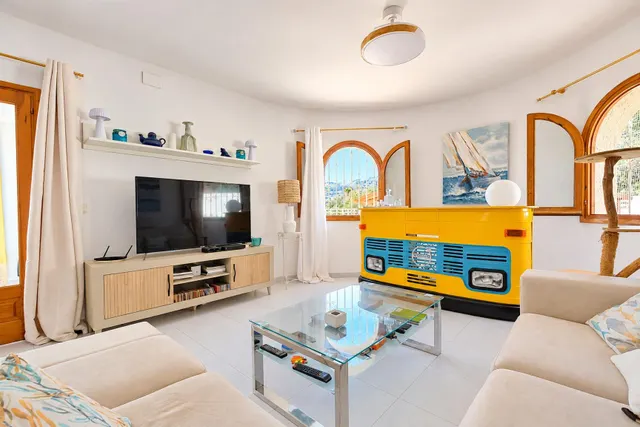 Villa con piscina, orientación sur y vistas al mar y montaña en Calpe — 11