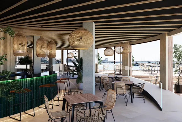Local comercial en primera línea, espectaculares vistas al mar, con acceso directo a la playa — 2