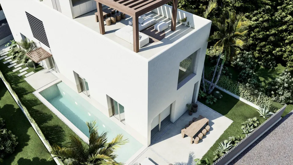 Villa de lujo de 3 dormitorios a pocos pasos de la playa en Oliva Nova Golf