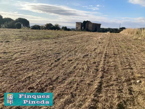 Finca rústica con vista al mar en Pineda de Mar