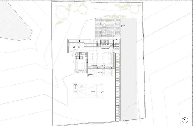 Moderna villa en construcción con orientacion al sur — 11