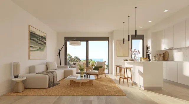 ✓Apartamentos de obra nueva frente al Mar en Villajoyosa, Costa Blanca — 2