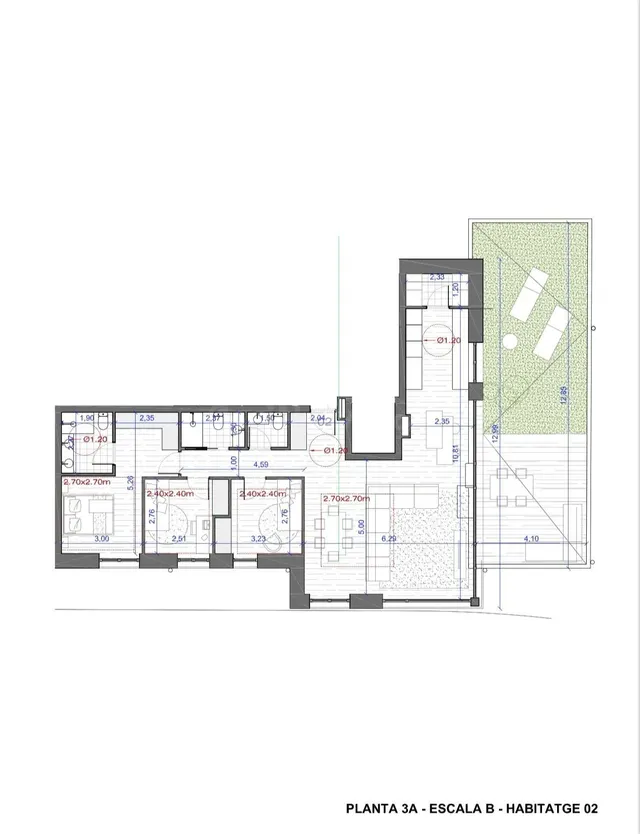 ATICO A ESTRENAR DE TRES habitaciones, BOX PARA DOS COCHES,  - foto 3