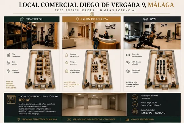 Local comercial 169m² en venta - Perchel Norte - Trinidad — 4
