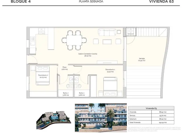 Ático 2 habitaciones 152m² en venta - Golf Puig Campana — 30