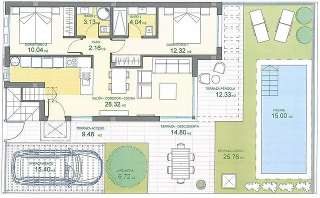Villa 3 habitaciones 116m² en venta - Casco urbano — 16