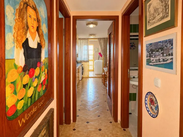 Piso en venta en planta 13 con vistas frontales panorámicas al mar en Residencial Cisne Blanco, Albufereta — 17