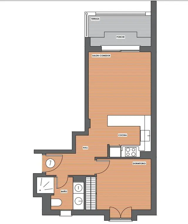 VIVIENDA DE 1 HABITACIÓN CON TERRAZA, GARAJE Y PISCINA EN UN MODERNO RESIDENCIAL EN DENIA !! — 26