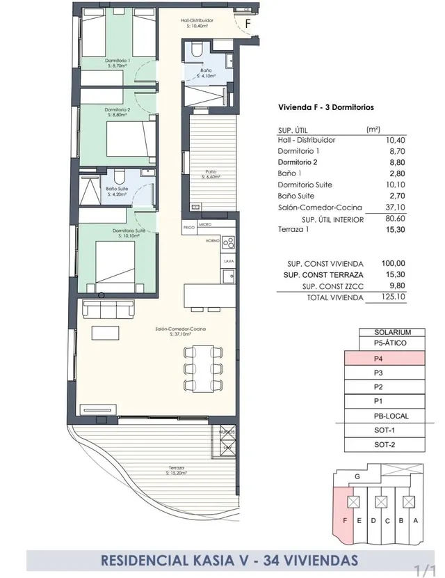 VENTA - OBRA NUEVA - APARTAMENTO - PLAYA DE LOS LOCOS - PISCINA COMUNITARIA — 13