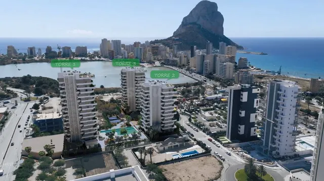Ático con vistas al mar en residencial exclusivo Calpe