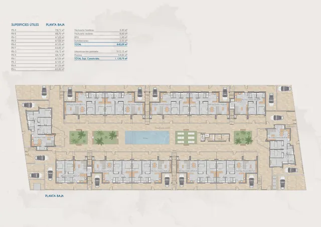 Bungalow de planta baja con 2 dormitorios en Torre-Pacheco, Costa Cálida — 11