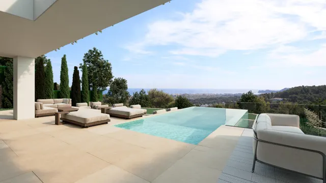 En construcción exclusiva villa de lujo orientación sur con  - foto 2