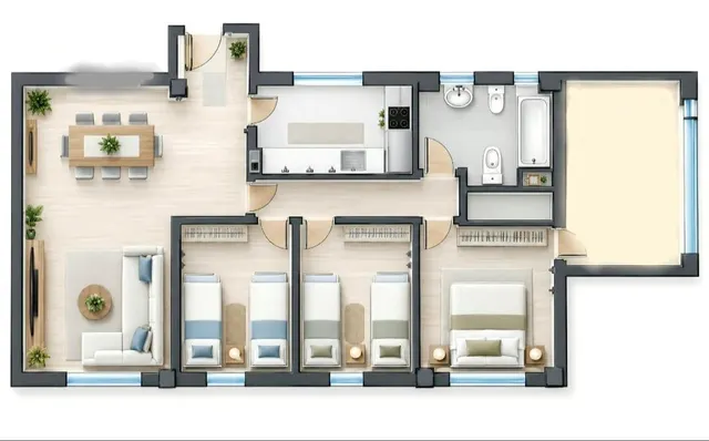Piso vpo en zona de casines — 13