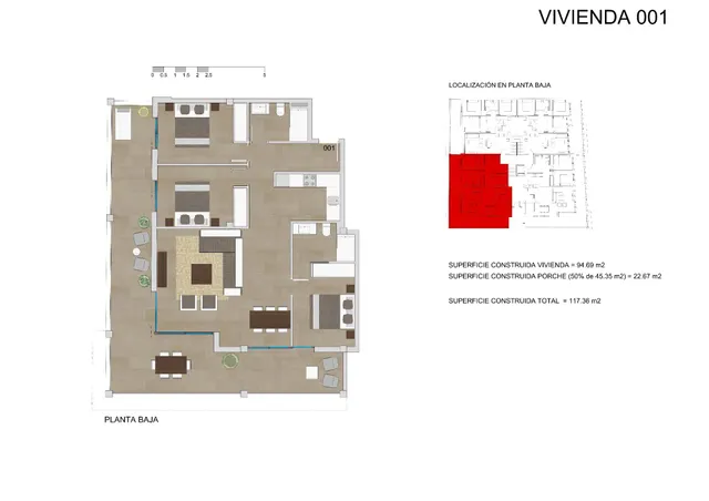 Magnífica planta baja de nueva construcción en Colonia de Sant Jordi — 4