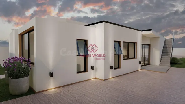 Villa de estilo ibicenco en un tranquilo pueblo español — 2