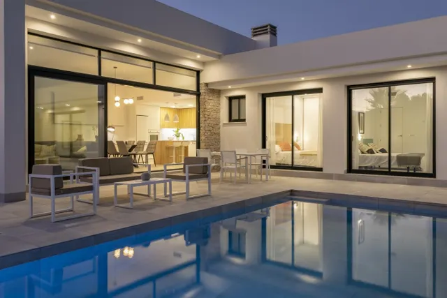 Villa independiente moderna con 3 dormitorios y piscina privada a la venta en Calasparra(Murcia) — 28