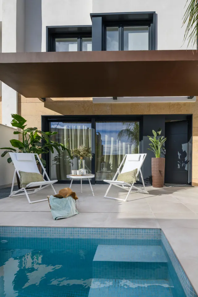 3º FASE Atrio Residencial.  Chalets adosados con piscina en Guadalupe — 11