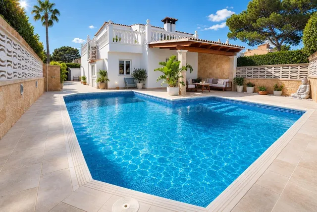 Chalet pareado con piscina y vistas a la bahía de Palma en B - foto 2