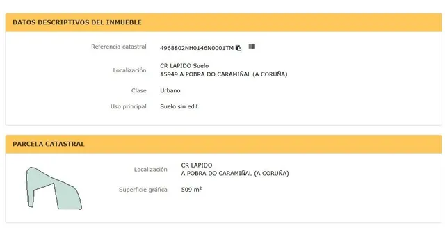 Parcela Urbana en venta en Pobra do Caramiñal - foto 4