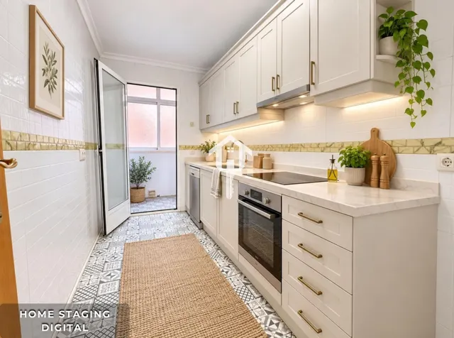 PISO EN VENTA EN ALICANTE. ZONA DE LA FLORIDA. 79m2, 2 habitaciones, 1 BAÑO, AMPLIO PATIO, PRIMERA PLANTA CON ASCENSOR. — 13