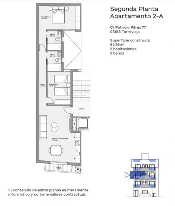 Apartamento 2 habitaciones 127m² en venta - Centro — 9
