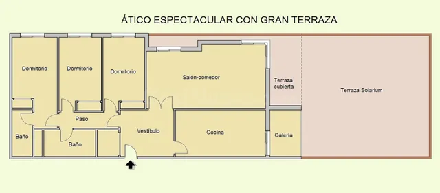 ÁTICO 3 DORM + 2 BAÑOS CON GARAJE Y CON TERRAZA DE 80 m2 - foto 4