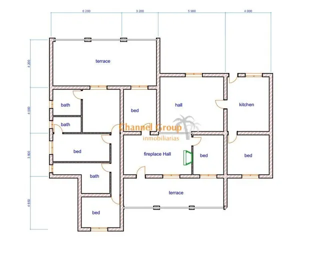 Magnifica villa en primera línea del mar en Orihuela Costa — 19