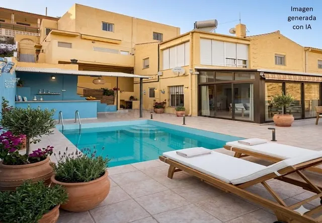 UNA VILLA SUSPENDIDA ENTRE EL CIELO Y EL MEDITERRÁNEO.