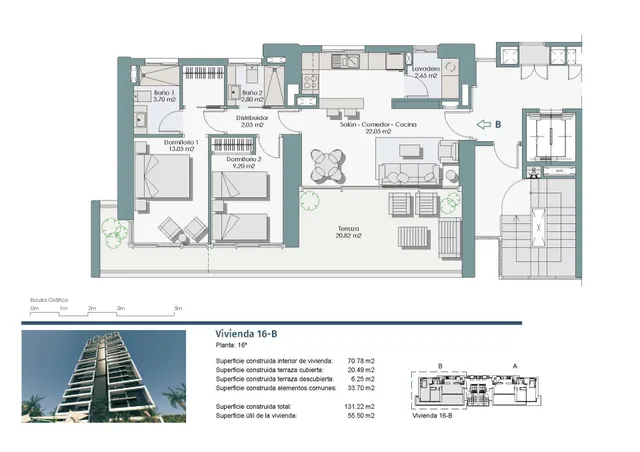 Apartamento 2 habitaciones 131m² en venta - Rincon de Loix — 11