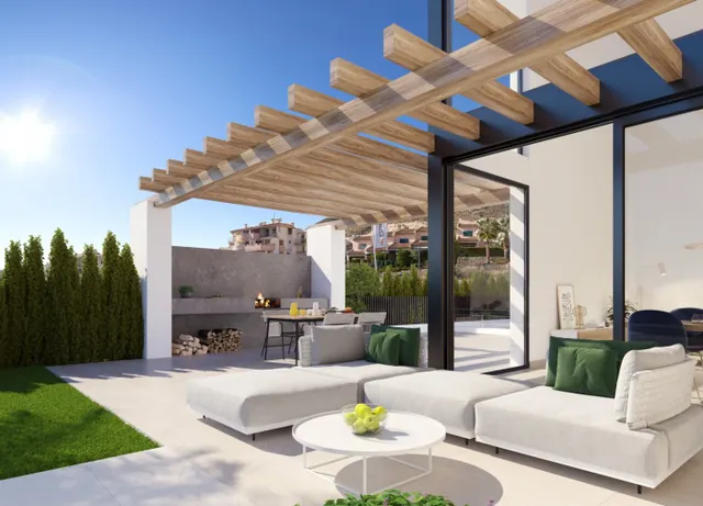 ▷Villa en Finestrat con Vistas Panorámicas al Mar y Piscina Costa Blanca — 13
