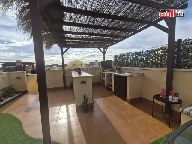 Ático con terraza y barbacoa en Águilas, Murcia. — 3