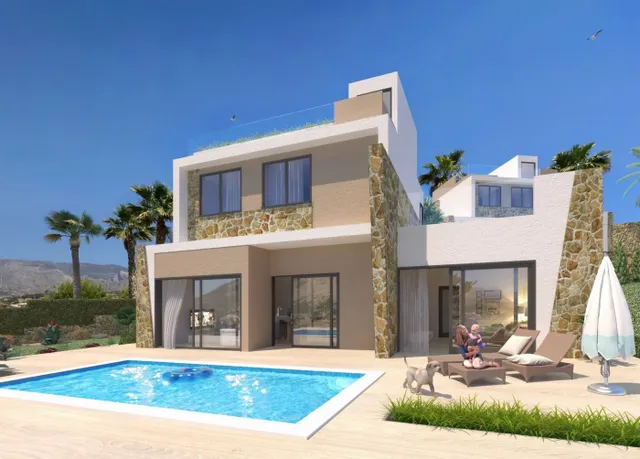 VILLAS MODERNAS NUEVAS DE 2 PLANTAS EN BALCON DE FINESTRAT !!! — 19
